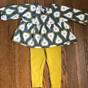 Tea Collection 6-9M Peck of Pairs set